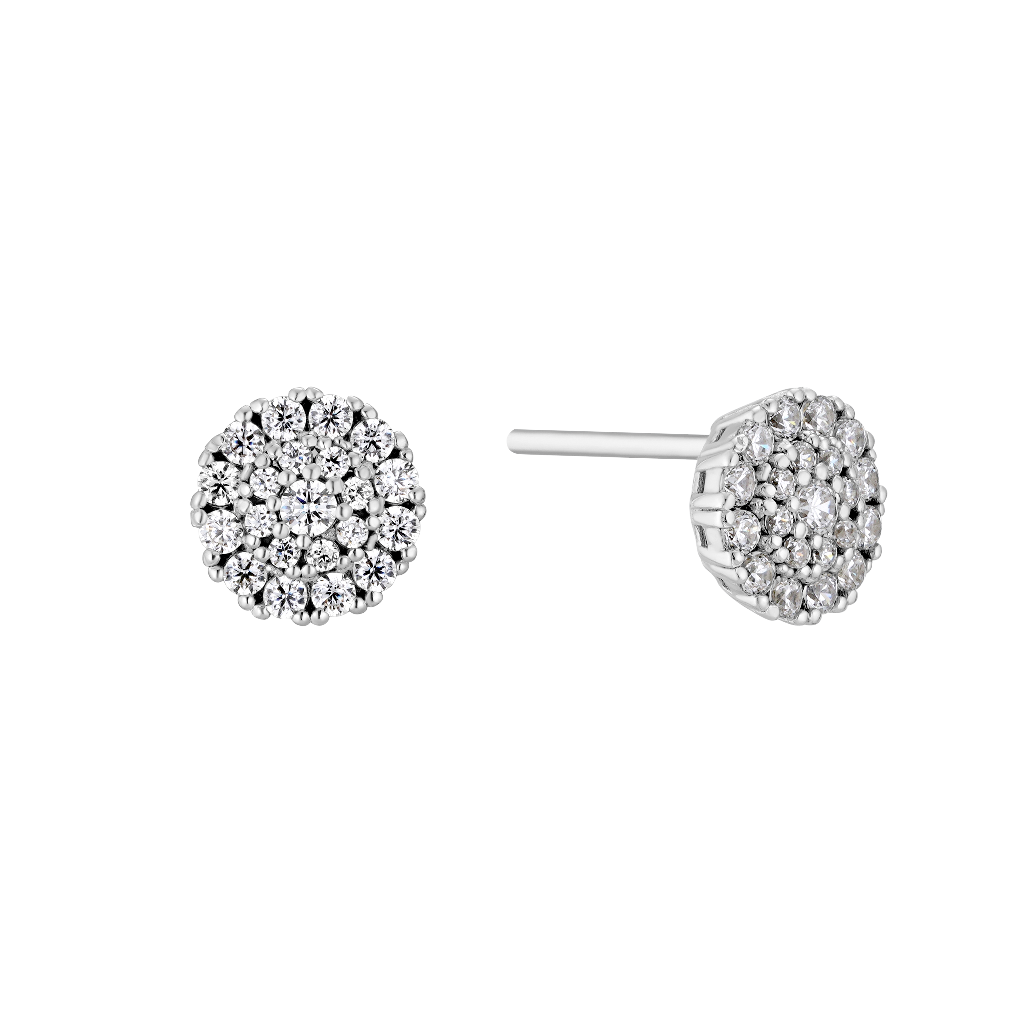 Snow White Pave Earring